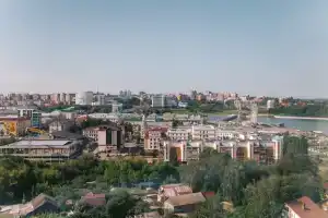 Студия у Залива на 4гостя, рядом Волга и речной порт. Кондиционер, Чебоксары