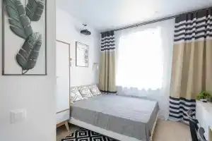 Современная квартира‑студия у метро Тушинская, Москва
