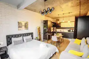 London loft Лондонский Лофт просторная студия в жк савеловский сити