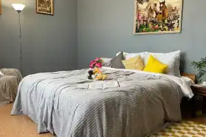 Двухкомнатные апартаменты airy bliss в новом доме для 6х