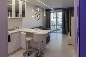 Сиреневые апартаменты с большой террасой, Адлер