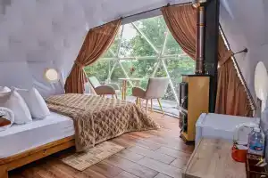 Купол с камином и Фурако на террасе, Гуамка