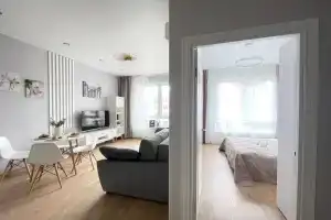 Smart Lofts. Tulip. Отдельная спальня. Метро Стадион Крокус Экспо, Москва
