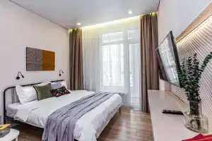 Студия 1 с шикарным видом и лоджией ЖК Еstet, Алматы