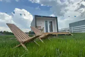 Домик на берегу Оби на острове Чингис, Новопичугово