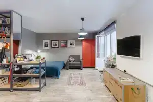 Студия Metro с оригинальным дизайном в стиле Loft