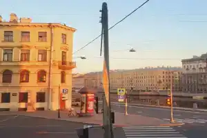 Комната эконом с лучшим видом на реку и набережную! Кровать 140х200, Санкт-Петербург