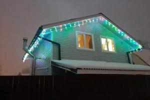 Коттедж с баней на дровах