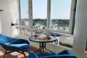 Квартира на набережной с видом на реку. Для некурящих гостей., Пенза