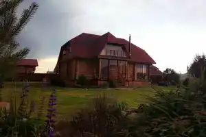 Русская усадьба с баней на дровах в Ивакино