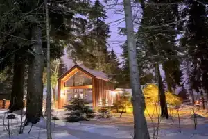 Барнхаус в лесу в КП Дубровка