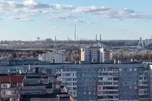 Евродвушка с большой кухней-гостиной с красивым видом на город., Череповец