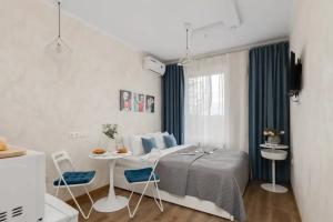 Дизайнерские апартаменты Blue с панорамным окном, Москва