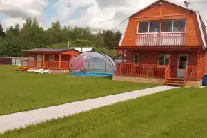 Новый дом с бассейном и баней в Калязинском районе