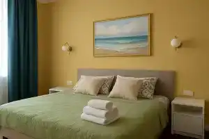 1-комнатная квартира рядом с Мегой с видом на горы, Алматы