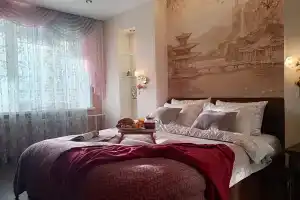 Квартира с камином и большой столовой комфорт-класса, Новосибирск