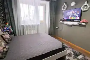 Уютная квартира с 2 отдельными спальными местами есть балкон, Мичуринск