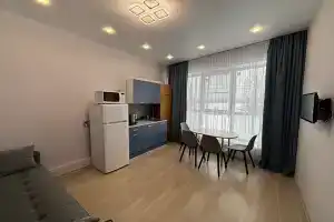 Квартира с автономным отоплением в новом доме на берегу Волги