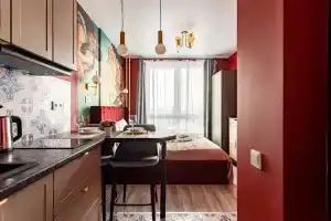 Комфортная студия для двоих — техника и Wi‑Fi, метро Стрешнево, Москва