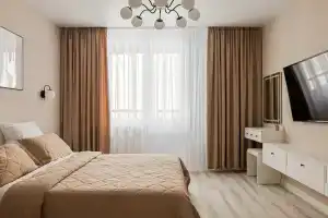 Уютная новая квартира в Янино с видом на парк