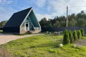 Уютный дом аттик А-фрейм у Снетковского озера