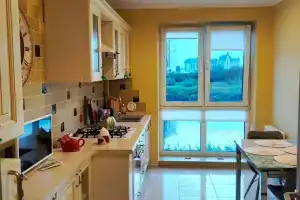Тихое, уютное местечко с видом на озеро с лебедями, Зеленоградск