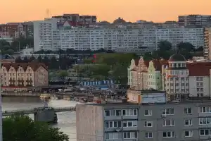 Квартира с видом и хорошим местоположением, Калининград