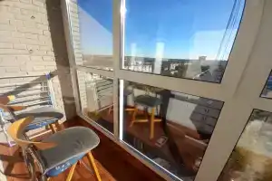 Однокомнатная квартира с панорамным видом на город