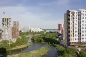 Небольшая однокомнатная квартира в блоке рядом с аквапарком