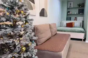 Студия в центре города с прекрасным видом на город