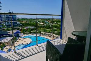 Семейный апартамент с видом на бассейн в аквадэлюкс