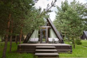 Домик A-Frame без купели 45m2, Красный Огорок