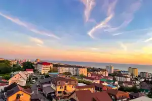 Квартира с потрясающим панорамным видом на море и горы, Адлер