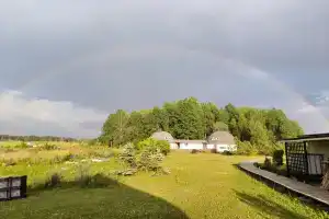 Купольный дом на домашней ферме, Коробицыно