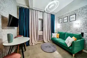 Уютная студия Green&Silver в особняке на Рубцовской набережной