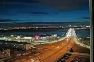 Квартира с шикарным видом на реку Енисей в ЖК Коломенские высотки, Красноярск