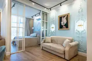Барселона парк, luxury студия, вид на море, 5 минут до пляжа, центр Сочи, Сочи