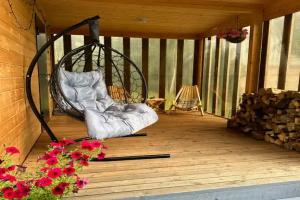 Уютный домик с террасой и сауной