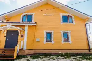 Дом-дача «у Мишутки» карамельный