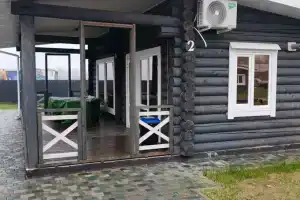 Срубовый дом на берегу Волги, Балаково