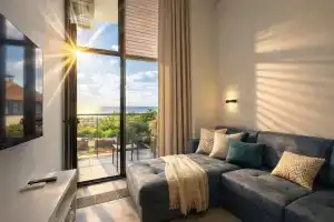 Дизайнерские двухуровневые апартаменты Ls-art-white sands вид на море, Алушта