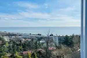 Студия в ЖК с бассейном и красивым видом на море, Хоста