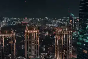 Северное сияние 34 этаж в центре Астаны