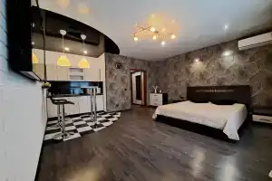 Студия с кондиционером на 14 этаже с видом на стадион, Саранск