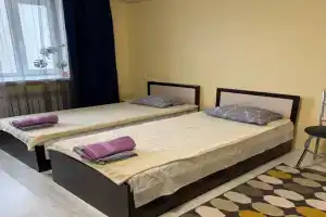 Небольшая новая студия с балконом в центре Воронежа