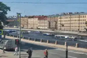 Просторная комната до 4х мест с супер видом на реку и город, Санкт-Петербург