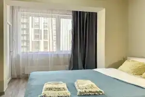 Новая квартира бизнес класса с видом на горы, Алматы