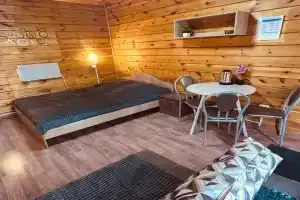 Уютный номер с двухместной кроватью и кресло-кроватью №2