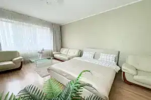 Просторный люкс в центре: 2 спальни + парк 300м, лифт