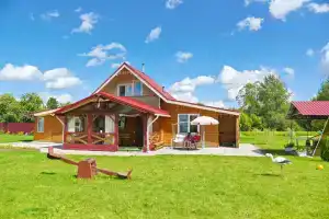 Дом-сауна у озера «Малинки»